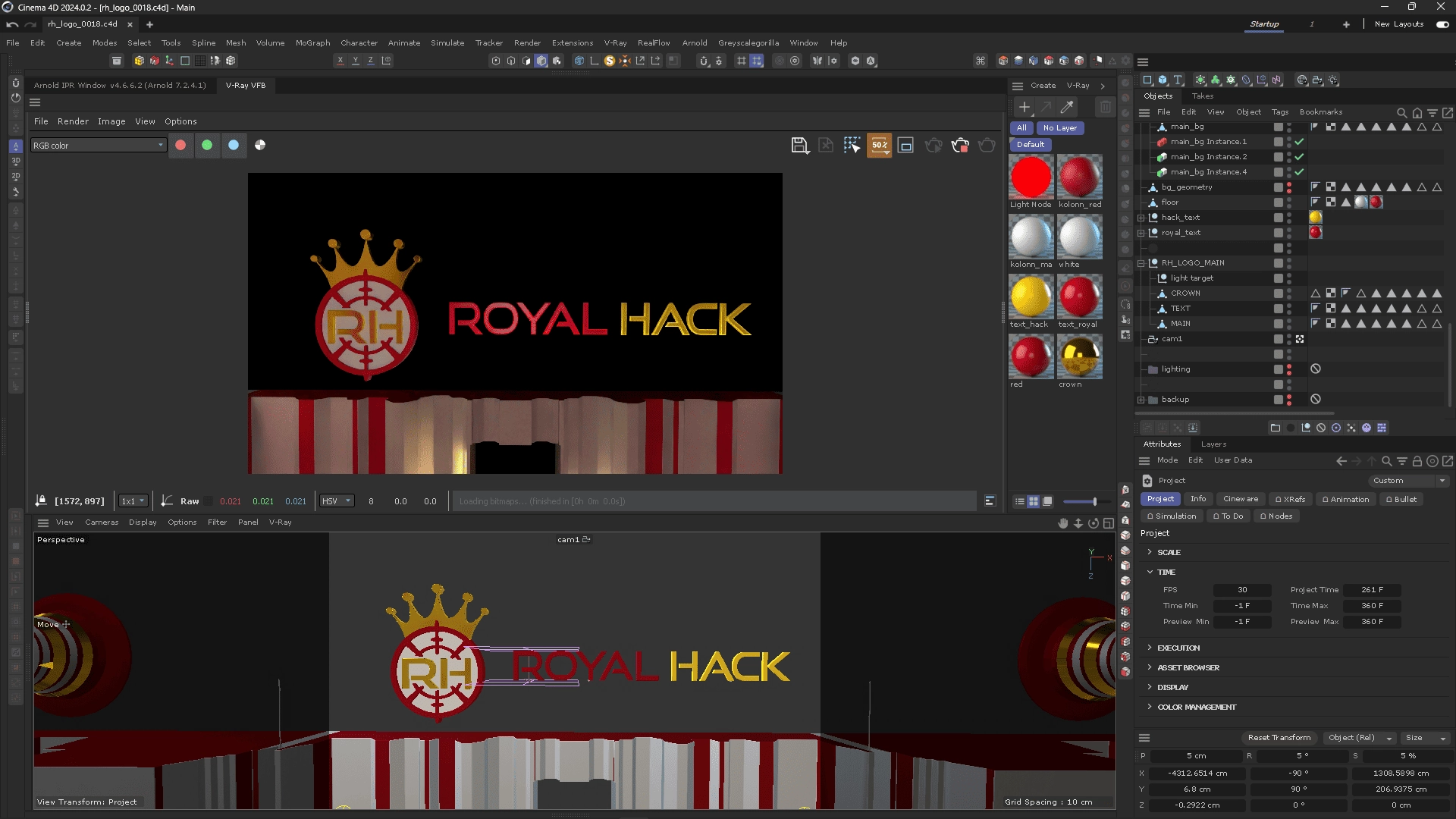 Активация V-Ray 6.10.02 for Cinema 4D