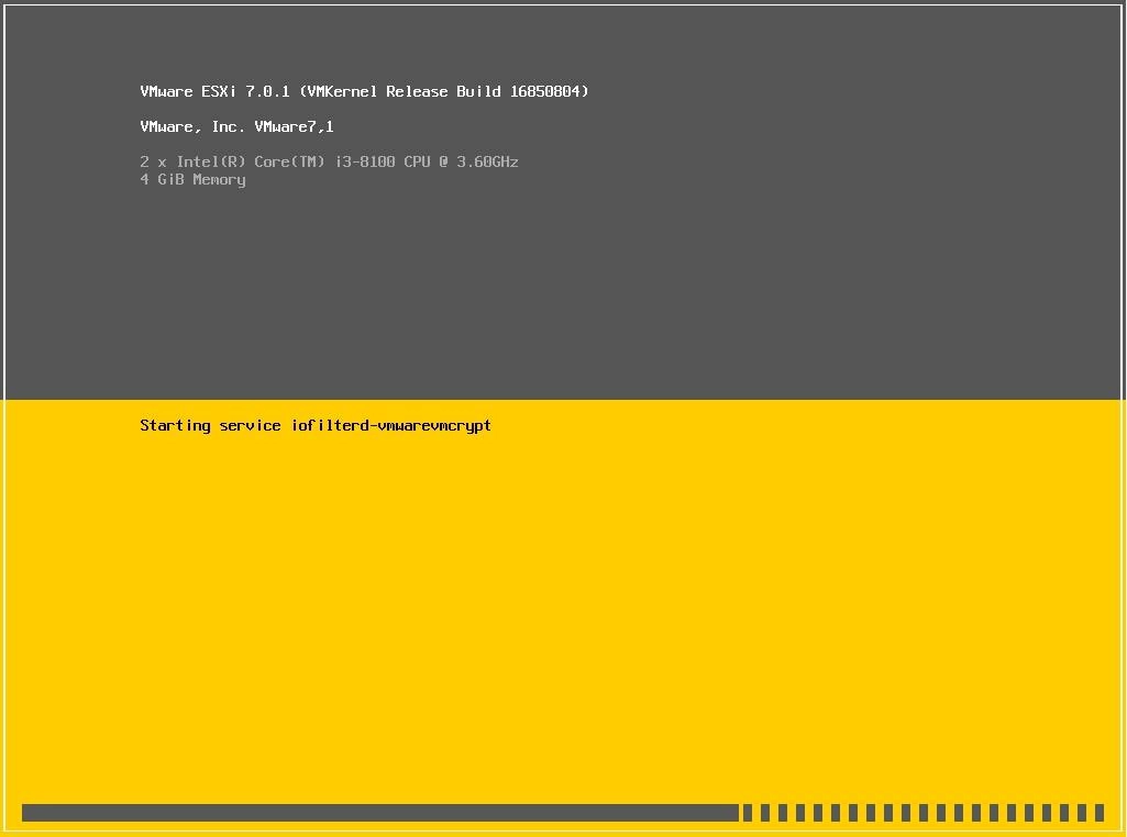 Активация VMware ESXi 7.0 Update 1 Build 16850804 9xCD