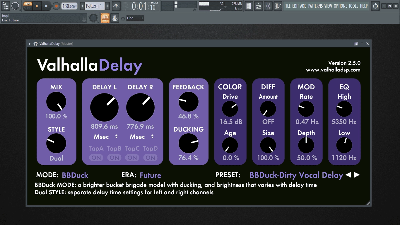 Активация Valhalla DSP - Valhalla Delay 3.0.0 VST, VST3, AAX