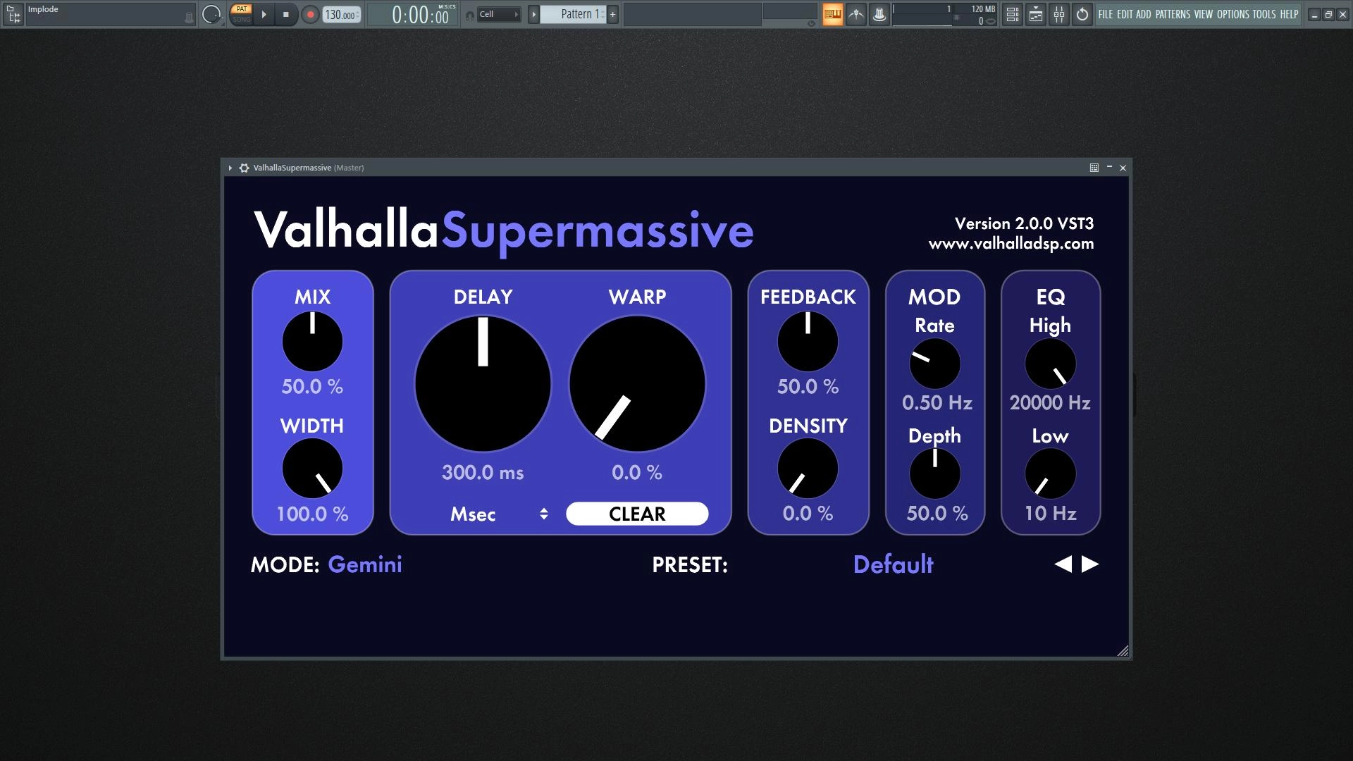 Активация Valhalla DSP - Valhalla Supermassive 2.0.0 VST, VST3, AAX