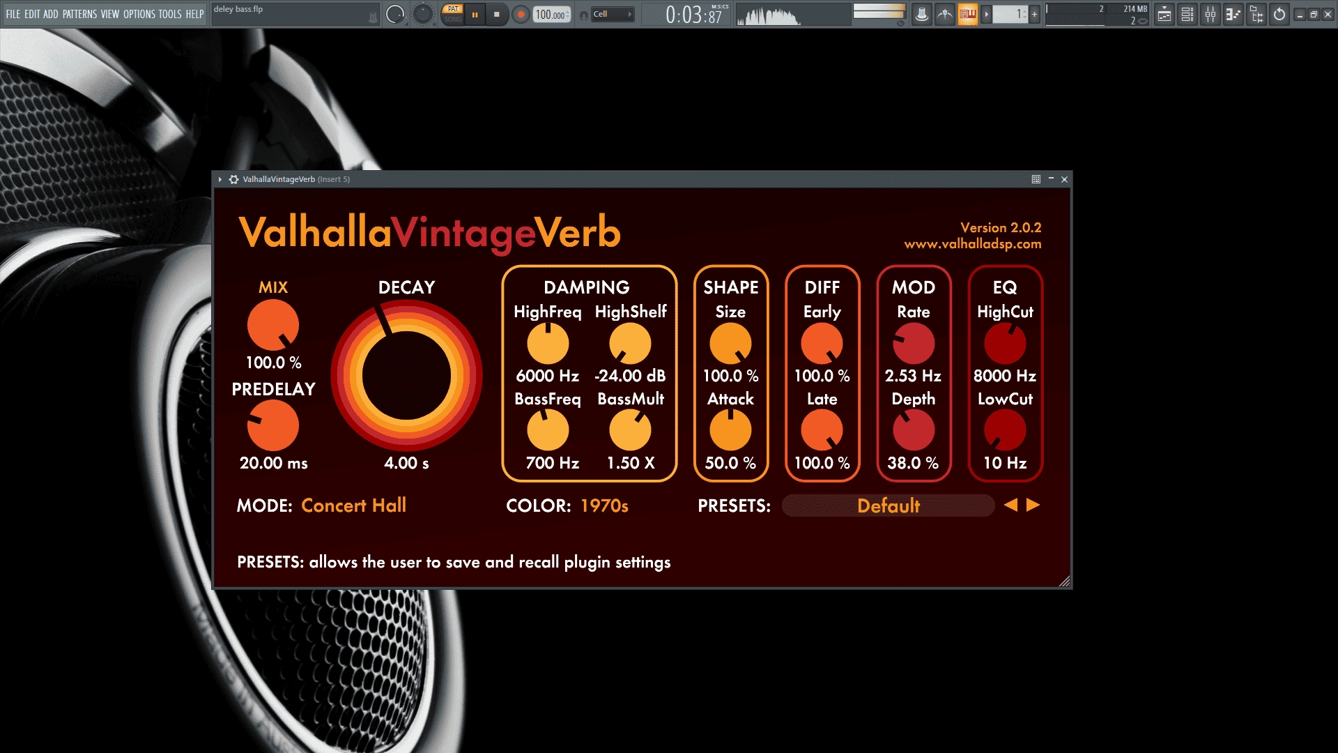 Активация Valhalla DSP - Valhalla VintageVerb 2.0.2 VST, VST3, AAX