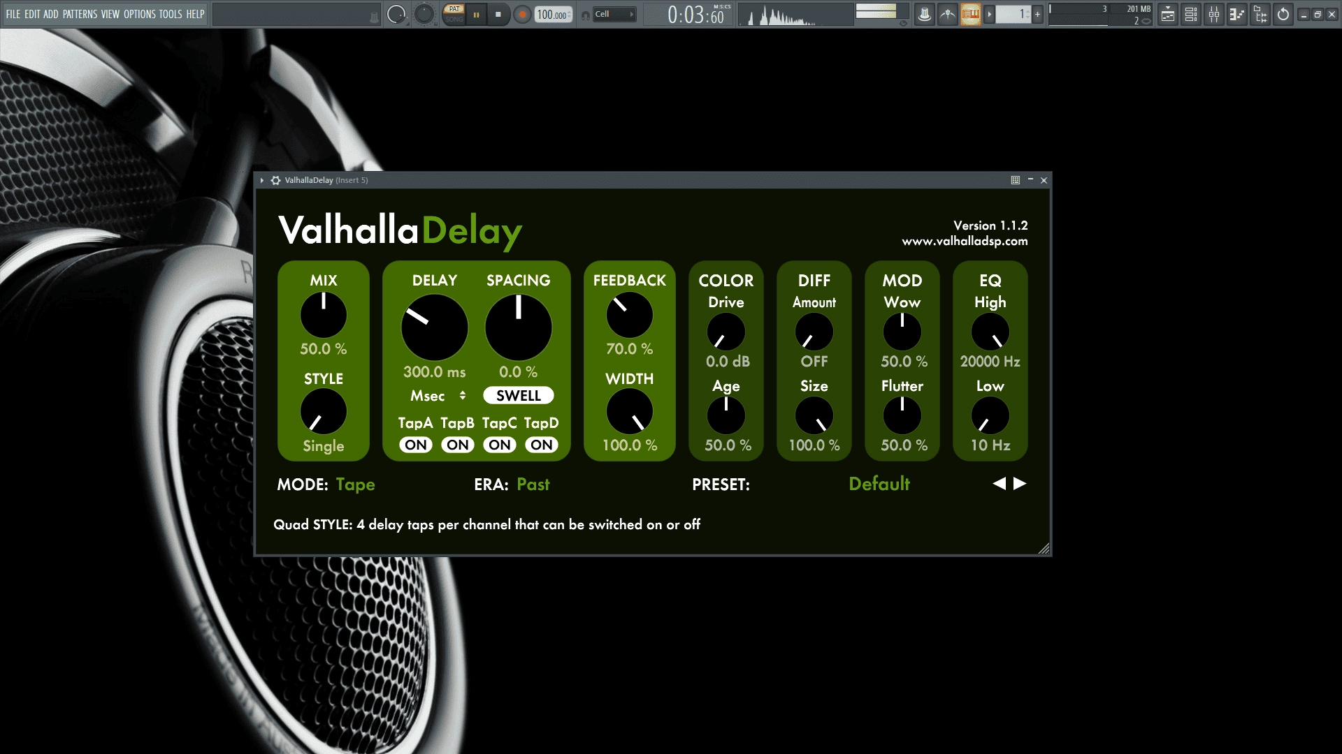 Активация Valhalla DSP - ValhallaDelay 1.1.2 VST, VST3, AAX