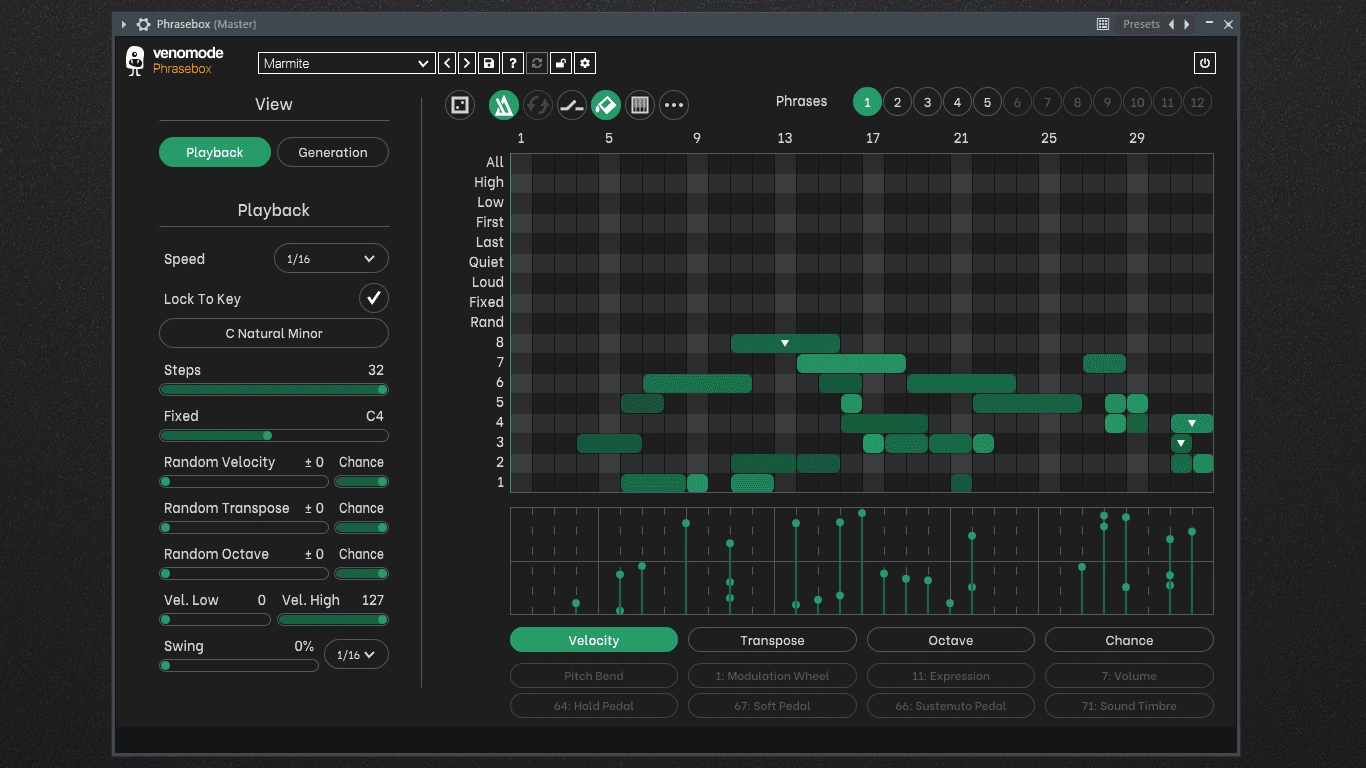 Активация Venomode - Phrasebox 1.2.4 VSTi, AAX