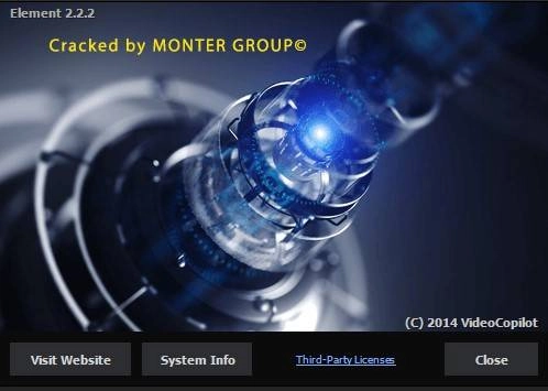 Активация Video Copilot - Element 3D v2.2.2 build 2168
