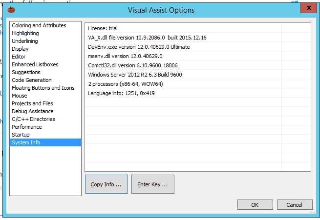 Активация Visual Assist X 10.9.2086