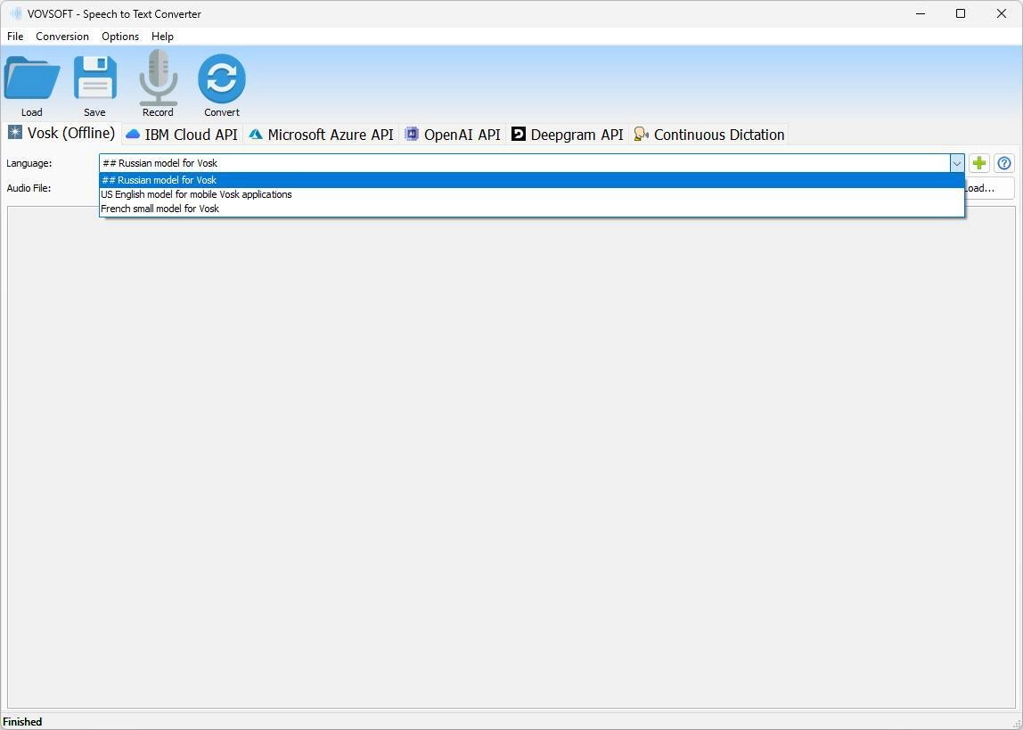 Активация Vovsoft Speech to Text Converter 5.5