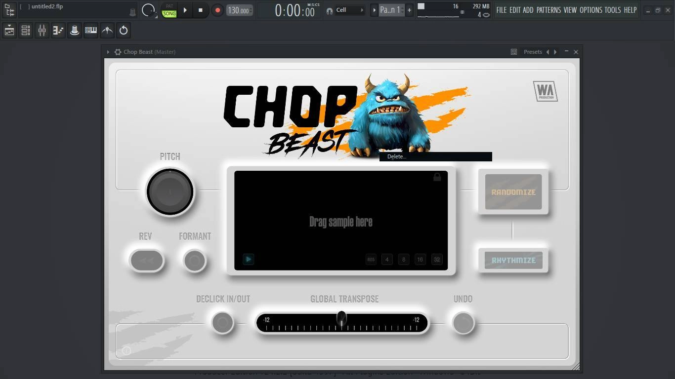 Активация W.A. Production - ChopBeast 1.0.0 VSTi, VSTi 3, AAX RePack by BUBBiX