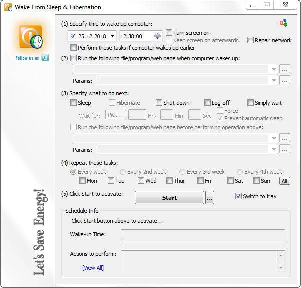 Активация WakeupOnStandBy 1.7.20.6