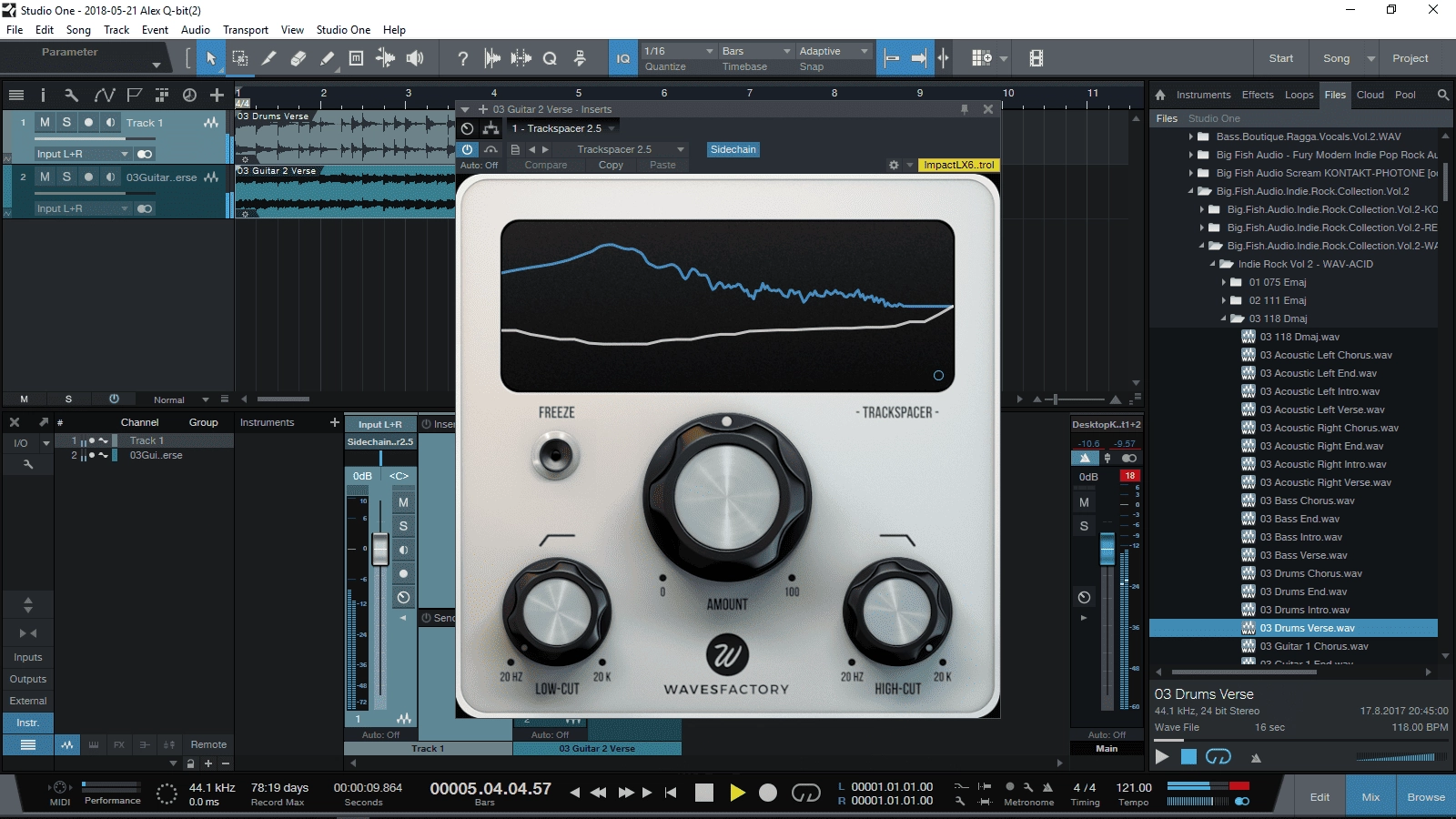 Активация Wavesfactory TrackSpacer 2.5.1 Repack by VR