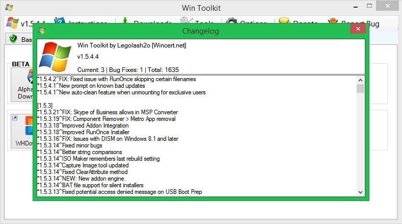 Активация Win Toolkit 1.5.4.4 Portable