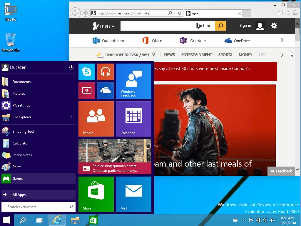 Активация Windows 10 Technical Preview for Enterprise Build 6.4.9860 by Ducazen