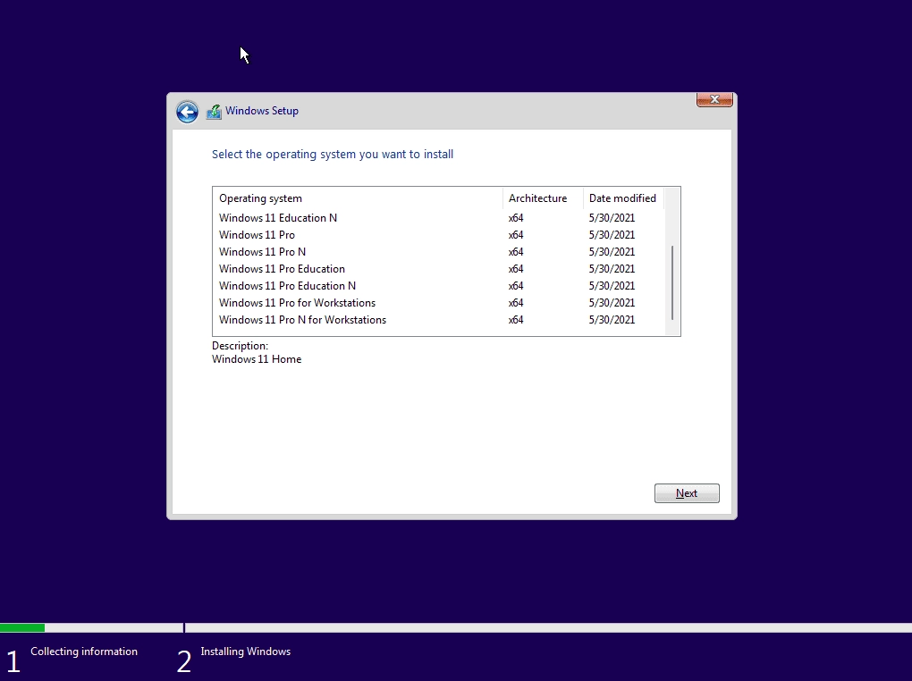 Активация Windows 11 Dev OS x64 Build 21996.1.210529-1541
