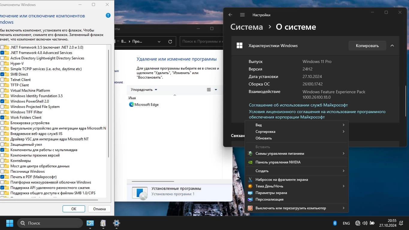 Активация Windows 11 Pro 24H2 10.0.26100.1742 by Lak