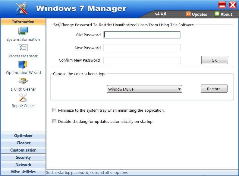 Активация Windows 7 Manager 4.4.8 Final