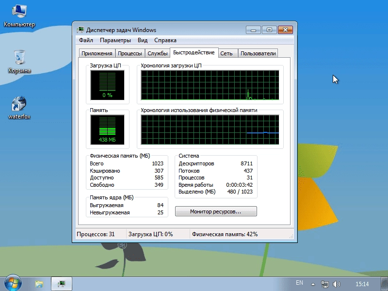 Активация Windows 7 Professional Sp1 MiniLite by vlazok
