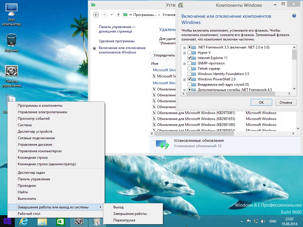 Активация Windows 8.1 Professional with update by EmiN