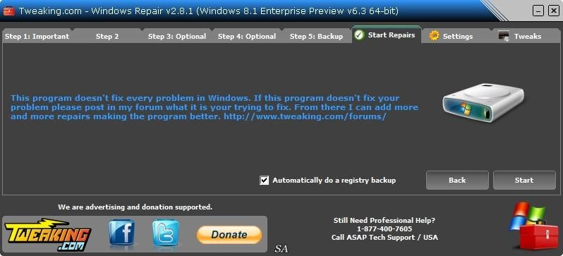 Активация Windows Repair 2.8.1 + Portable