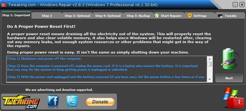 Активация Windows Repair 2.8.3 + Portable