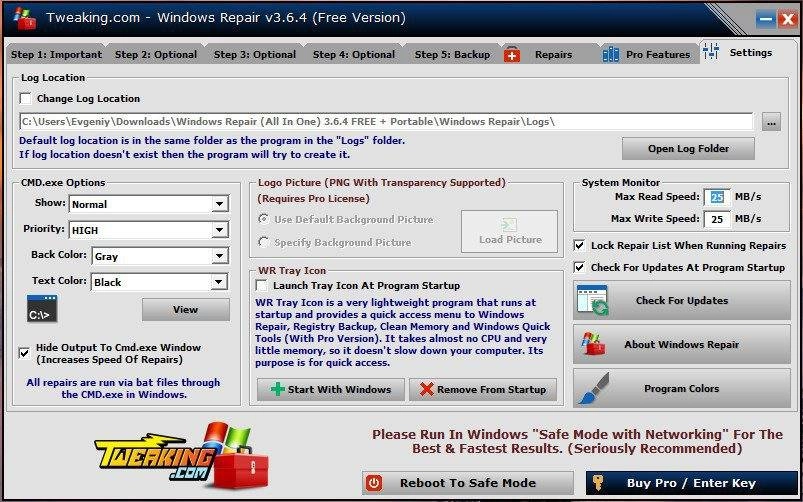 Активация Windows Repair 3.6.4 Free + Portable