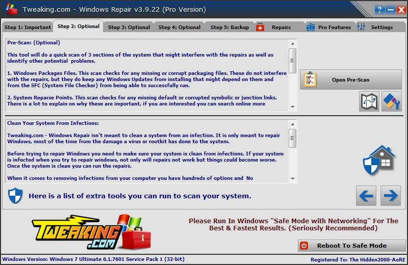 Активация Windows Repair 3.9.22 Pro + Portable