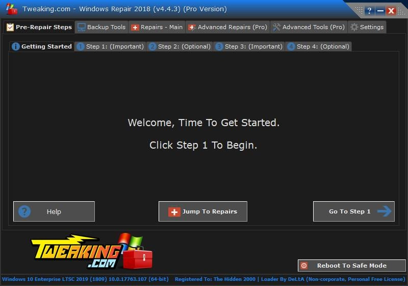 Активация Windows Repair 4.4.4 Pro