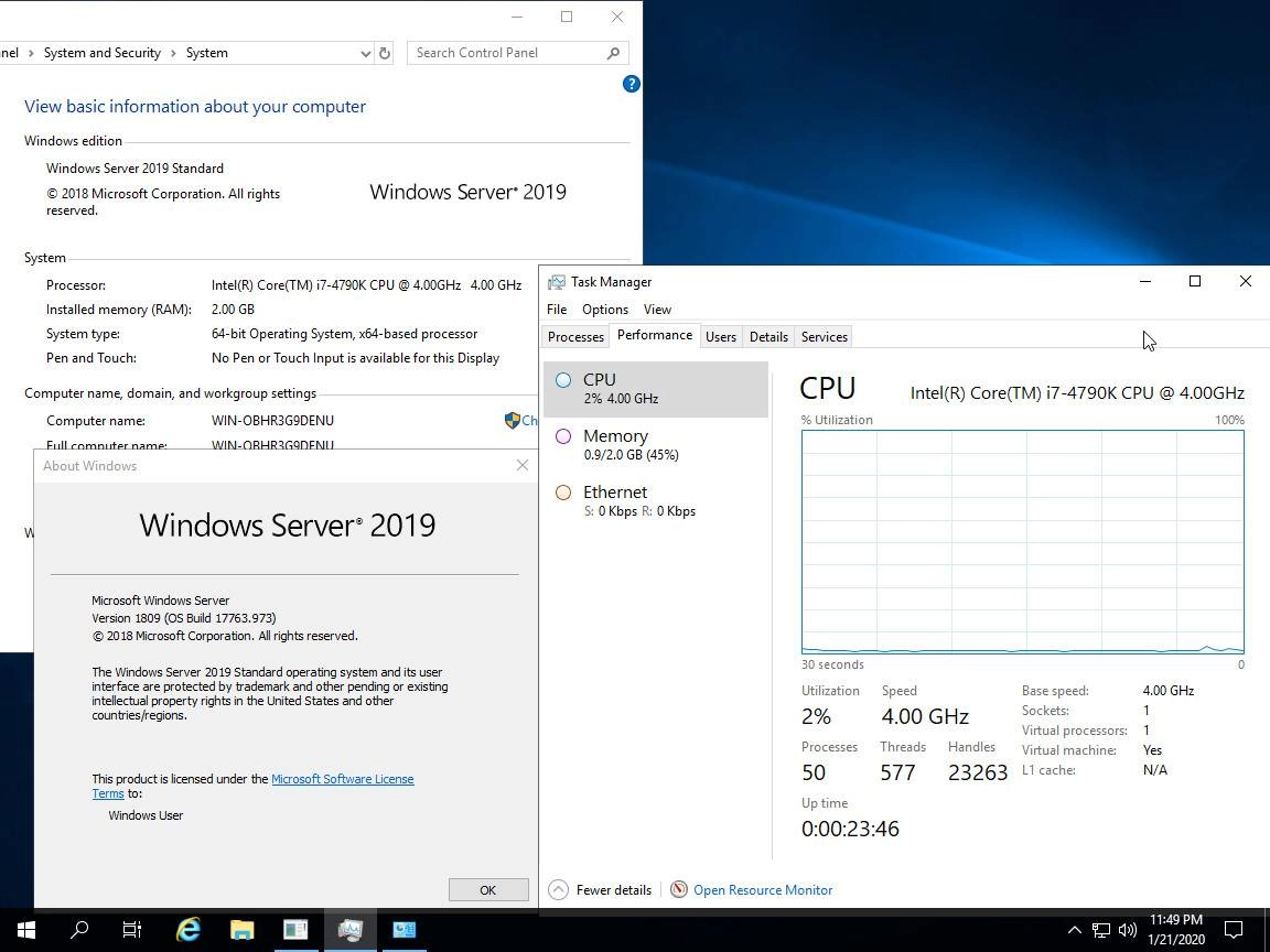 Активация Windows Server LTSC 1809 updated_January_2020 - Оригинальные образы от Microsoft MSDN