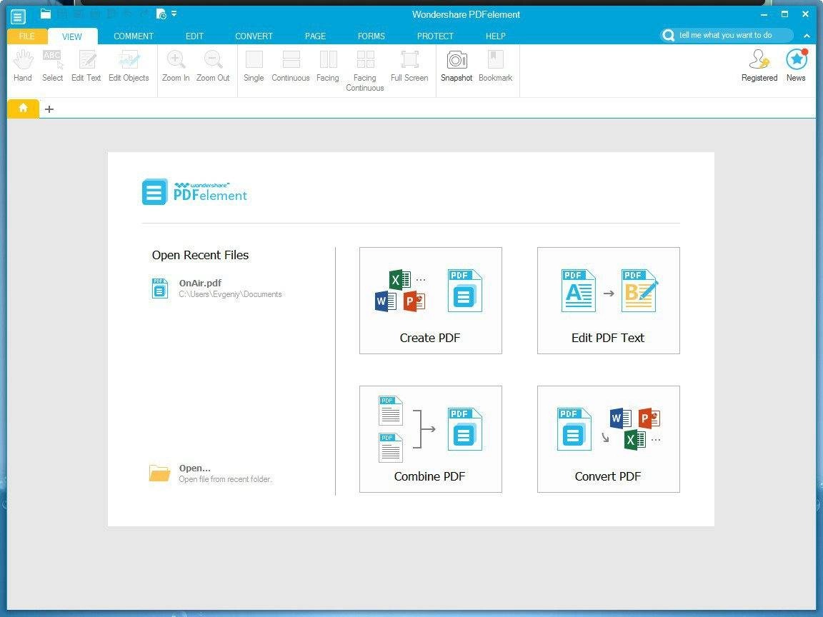 Активация Wondershare PDFelement 5.6.2