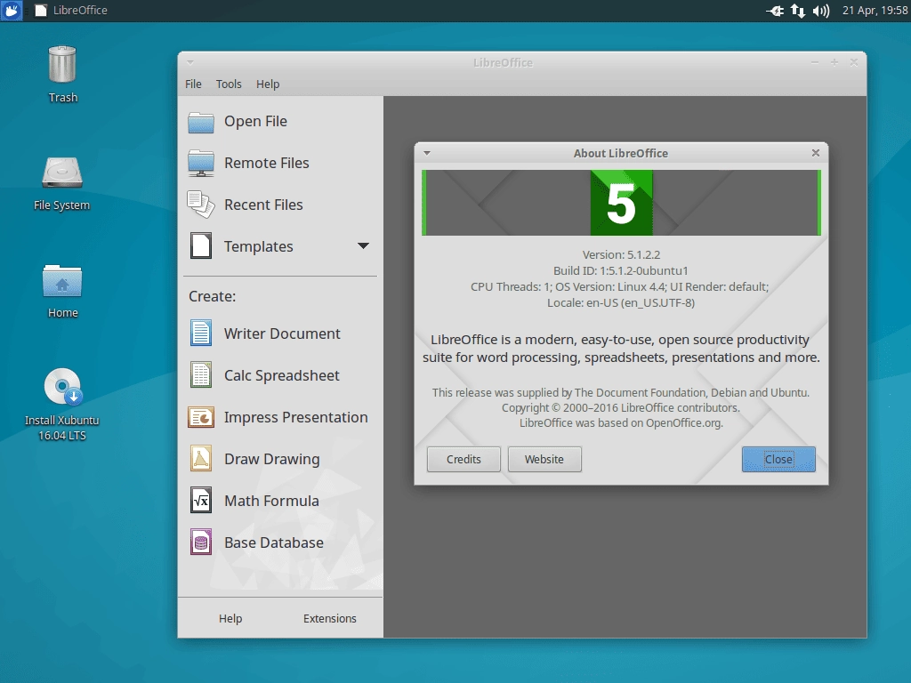 Активация Xubuntu 16.04.3 LTS Xenial Xerus 2xDVD