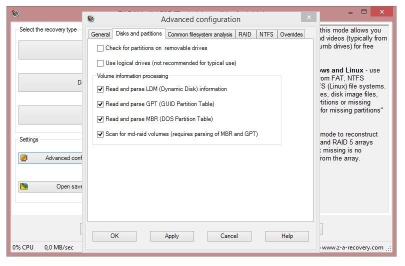 Активация Zero Assumption Recovery 10.0.595 Technician Edition RePack by Trovel