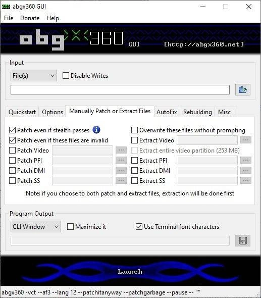 Активация abgx360 1.0.6 + Offline Files