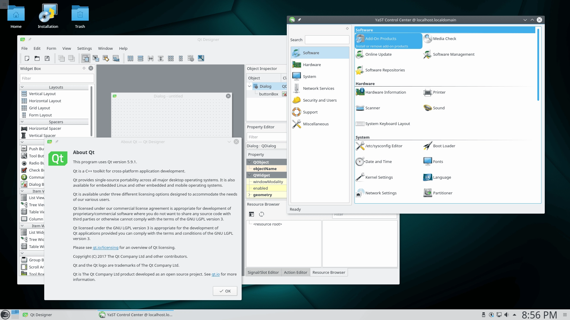Активация openSUSE-Tumbleweed 20170725 3xDVD, 2xCD