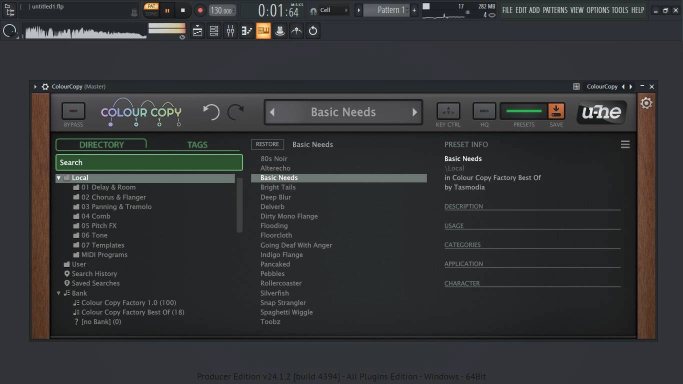 Активация u-he - ColourCopy 1.0.2 VST, VST 3, AAX