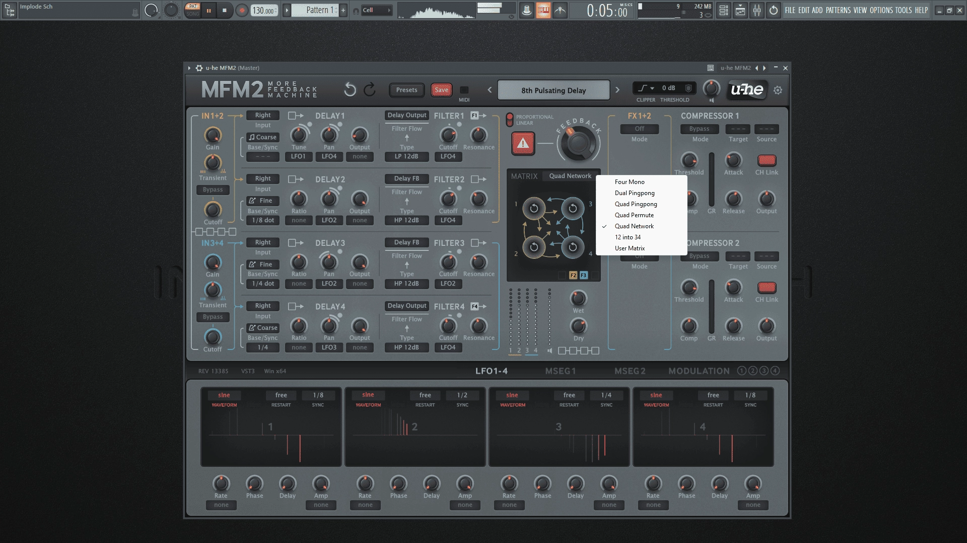 Активация u-he - MFM2 2.5.0 VST, VST 3, AAX