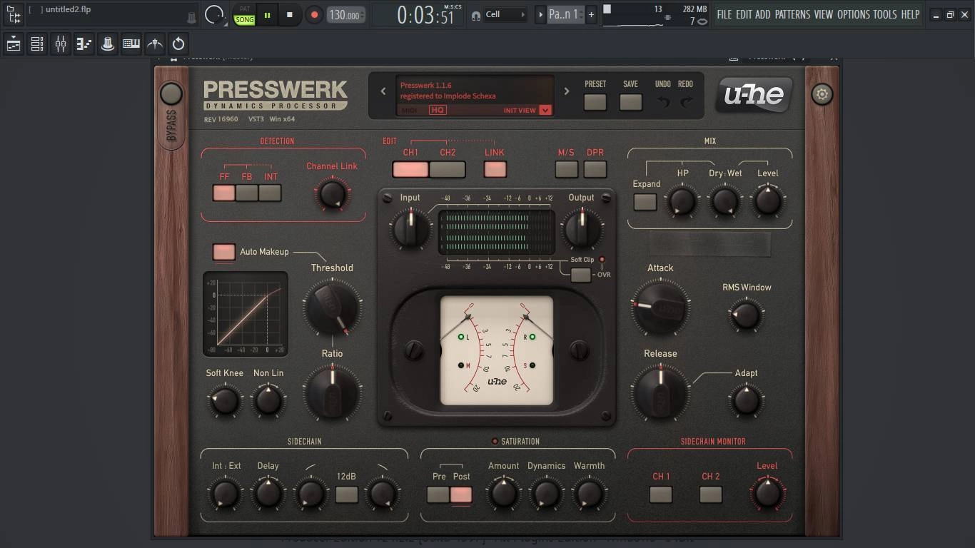 Активация u-he - Presswerk 1.1.6 VST, VST 3, AAX, CLAP