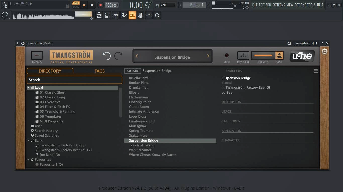 Активация u-he - Twangstorm 1.0.2 VST, VST 3, AAX