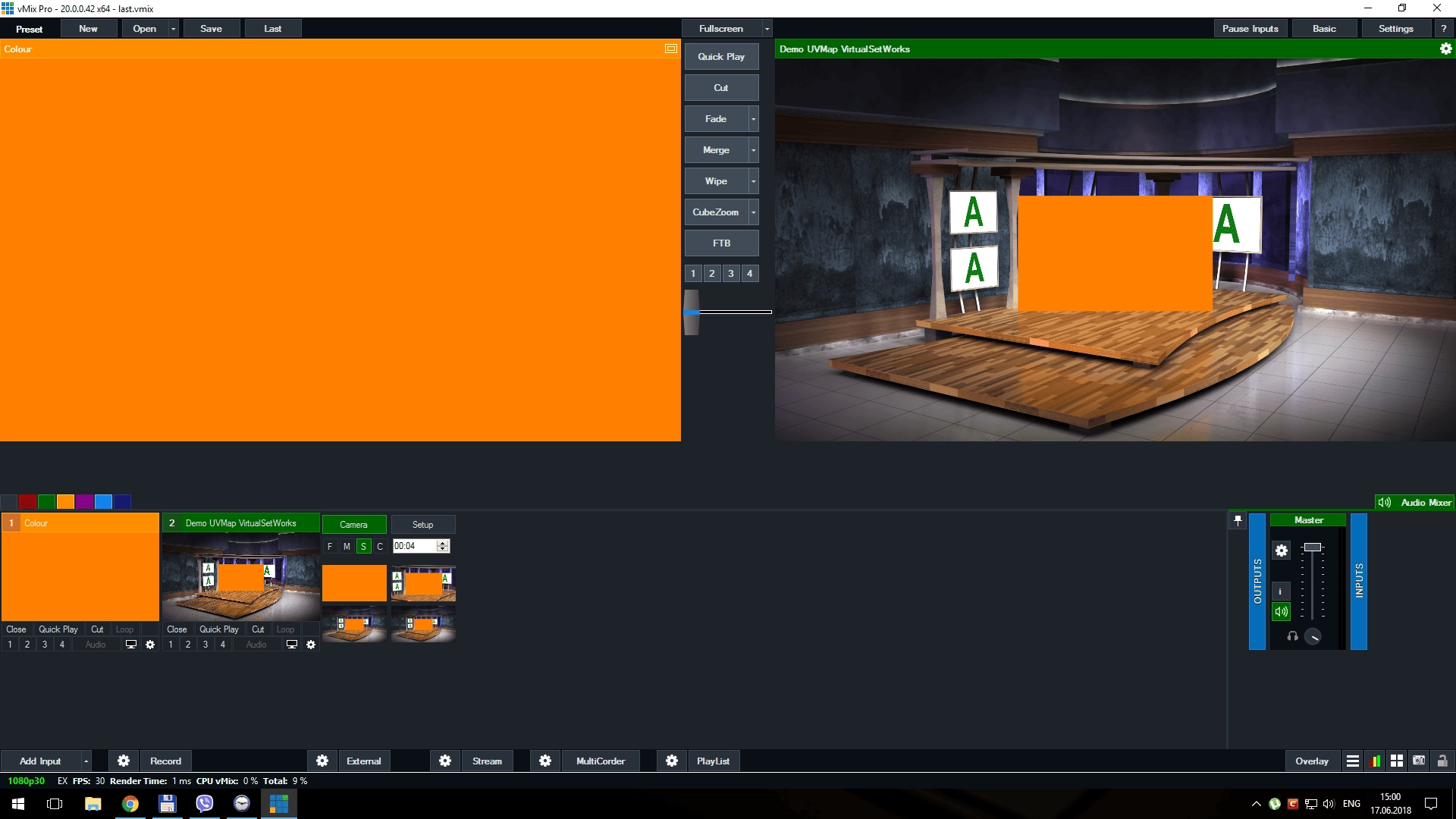 Активация vMix Pro 20.0.0.42