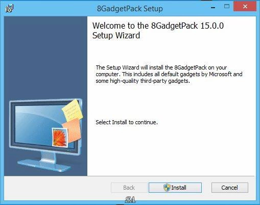 Как пользоваться 8GadgetPack 15.0
