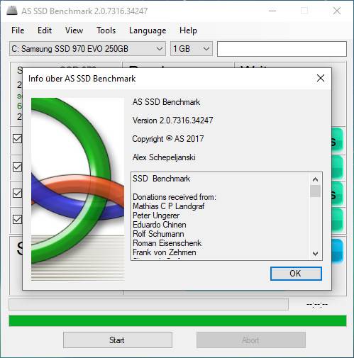 Как пользоваться AS SSD Benchmark 2.0.7316.34247 Portable