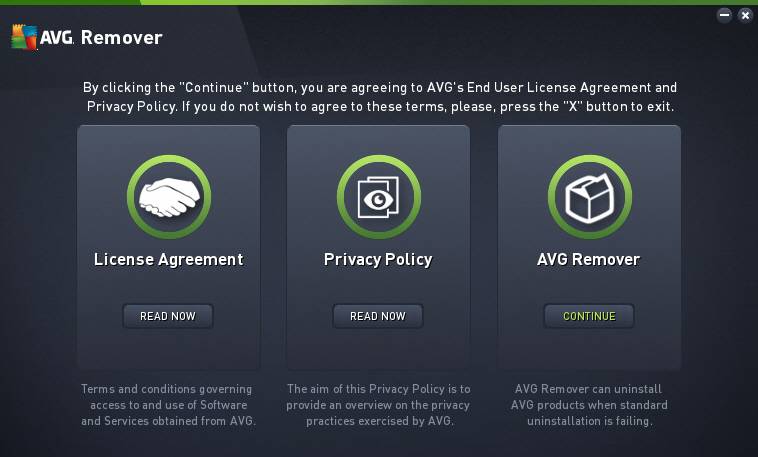Как пользоваться AVG Remover 1.0.0.7