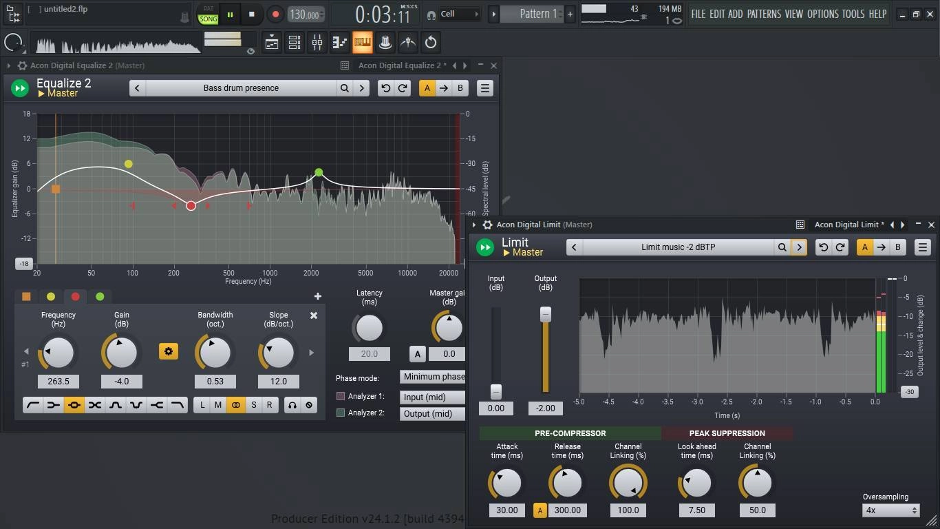 Как пользоваться Acon Digital - Mix And Mastering Suite 1.5.1 VST, VST 3, AAX