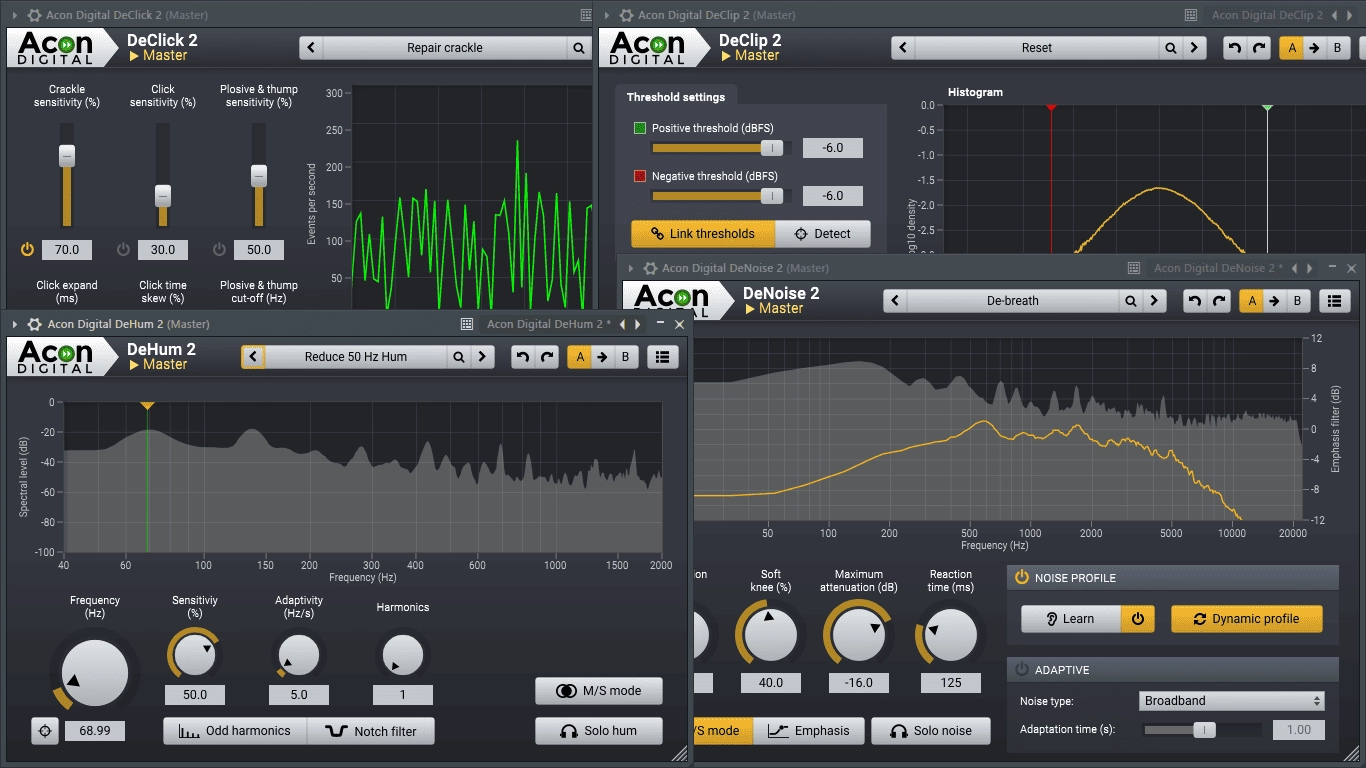 Как пользоваться Acon Digital Collection 04.2022 Standalone, VST, VST3, AAX