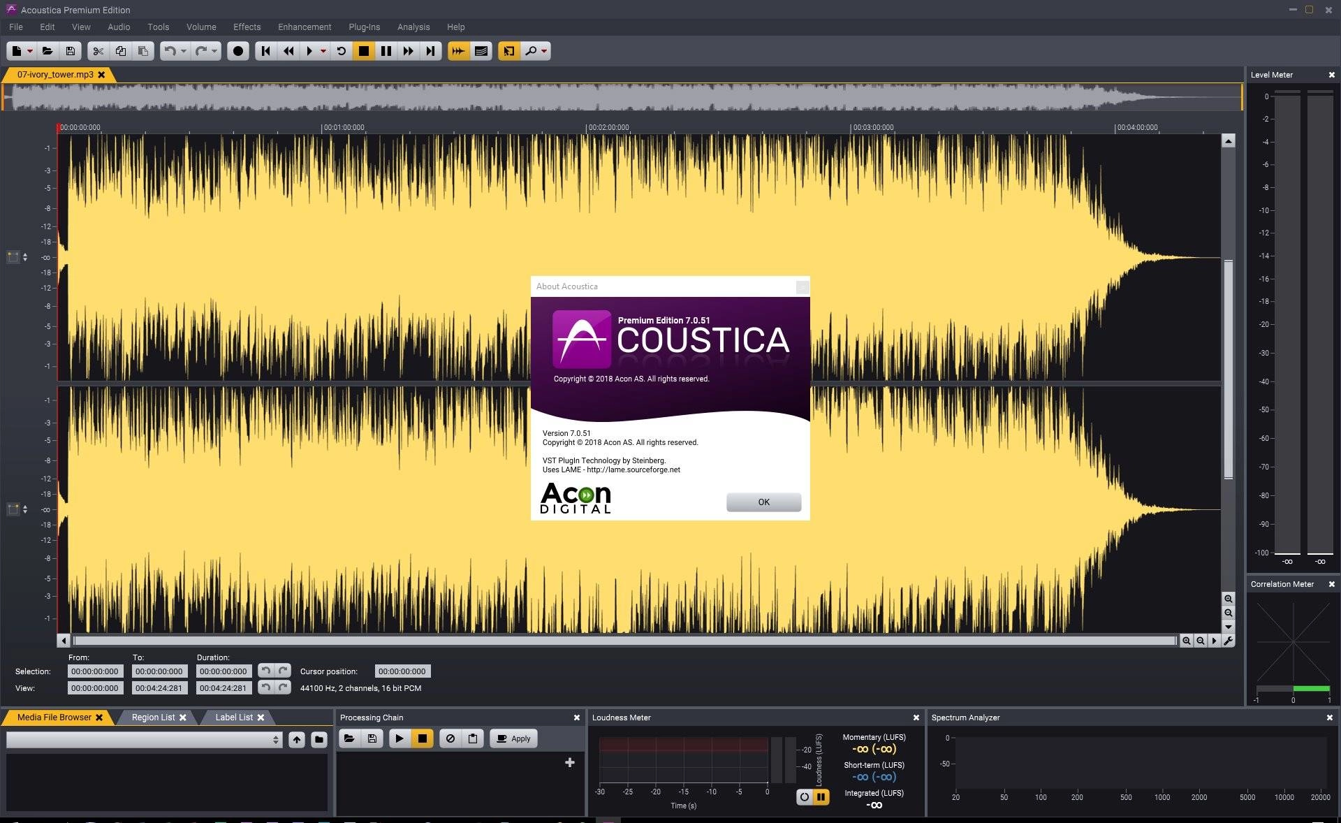 Как пользоваться Acoustica Premium 7.0.51