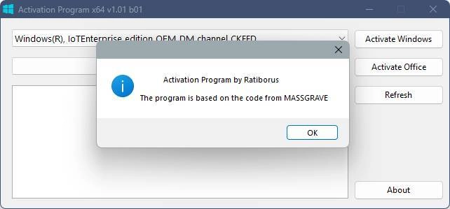 Как пользоваться Activation Program 1.10 Portable by Ratiborus