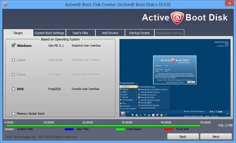 Как пользоваться Active@ Boot Disk Suite 10.5.0