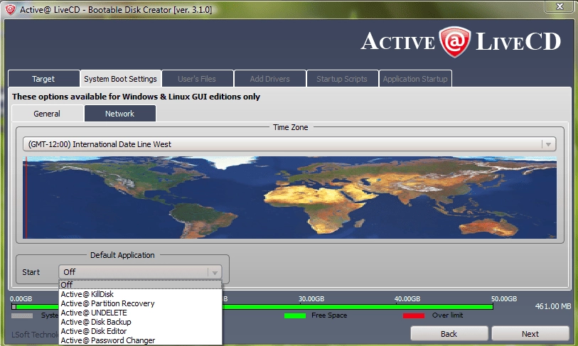 Как пользоваться Active@ LiveCD 3.1