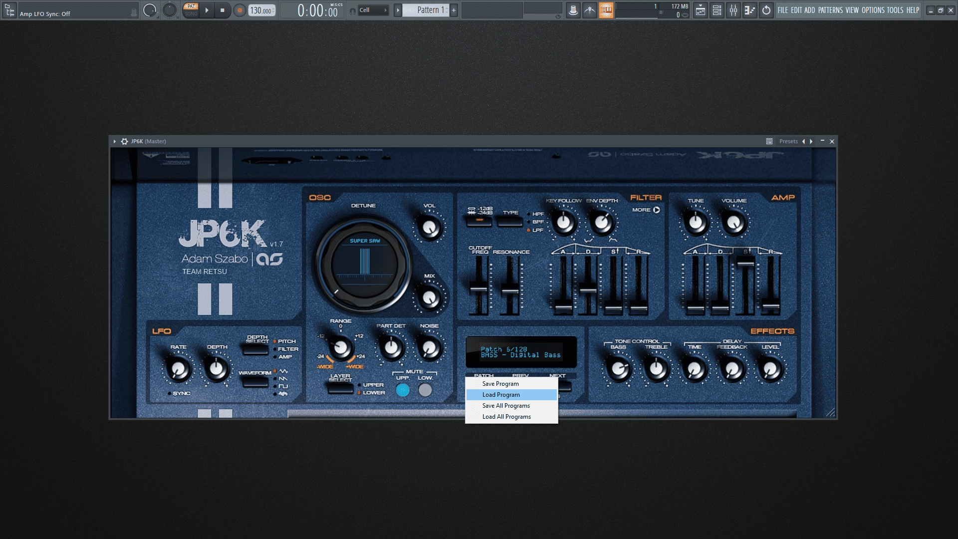 Как пользоваться Adam Szabo - JP6K 1.7 VSTi