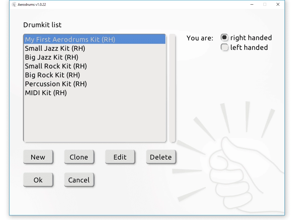 Как пользоваться Aerodrums 1.0.22