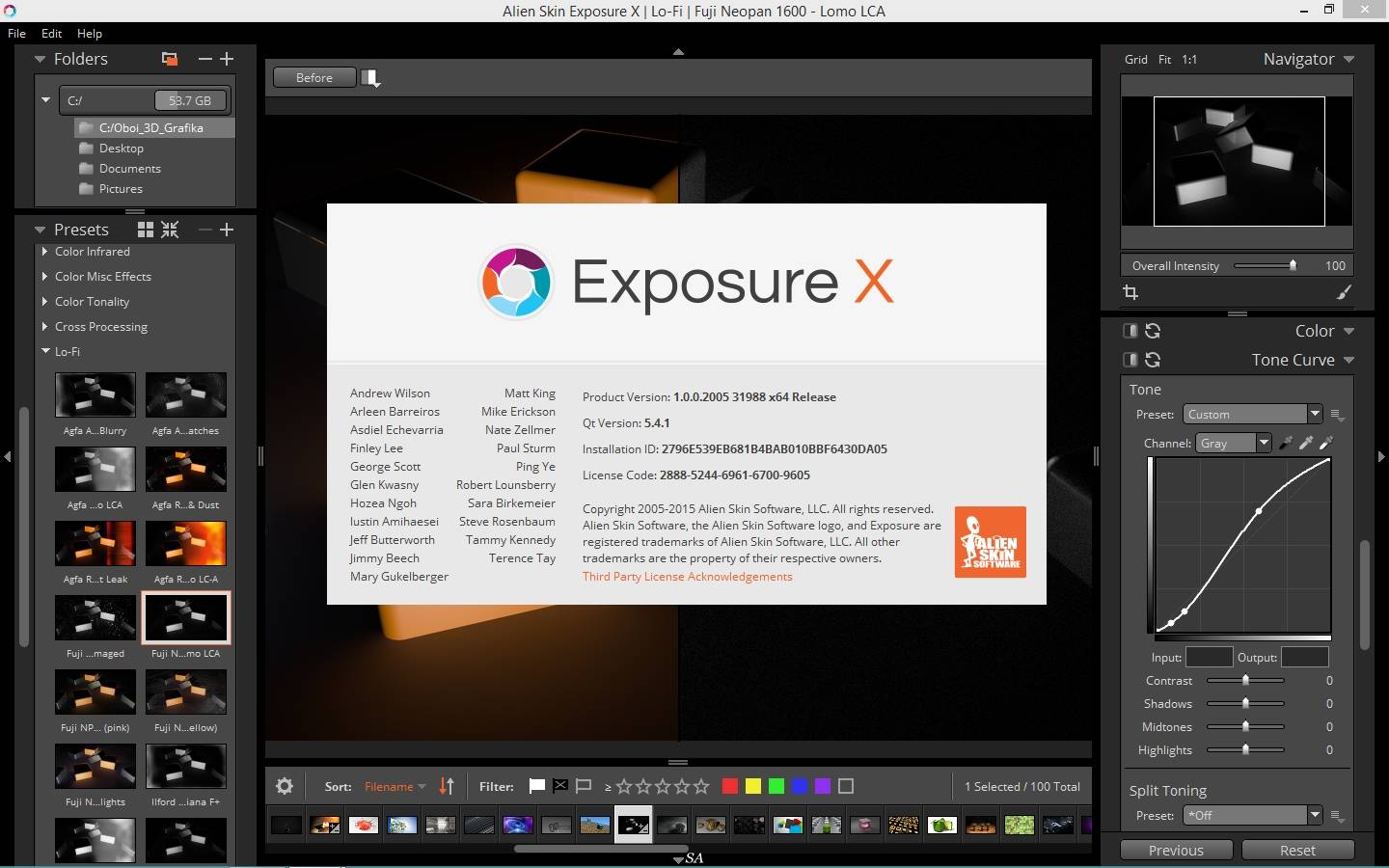 Как пользоваться Alien Skin Exposure X 1.0.0.2005 Revision 31988