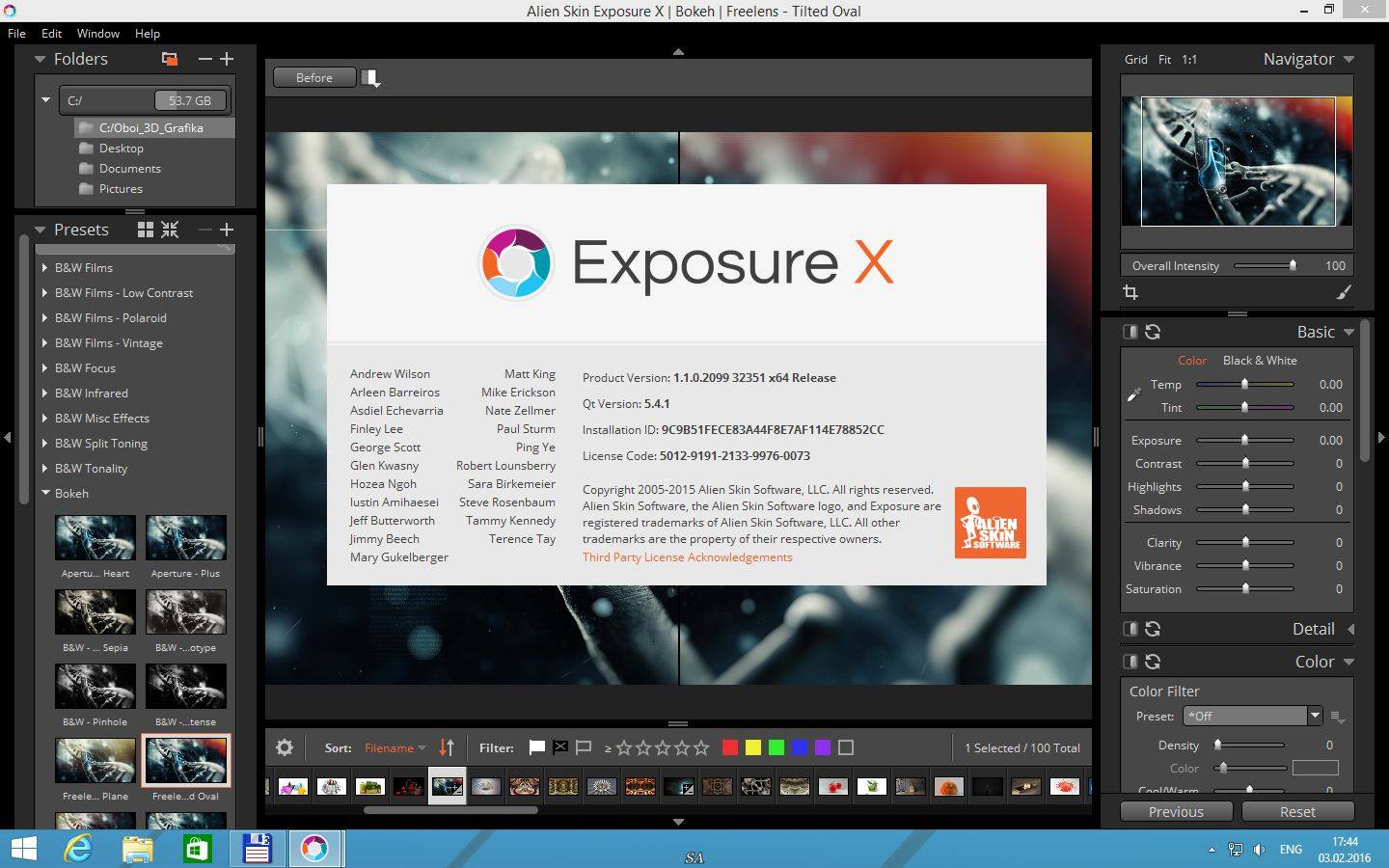 Как пользоваться Alien Skin Exposure X 1.1.0.2099 Revision 32351