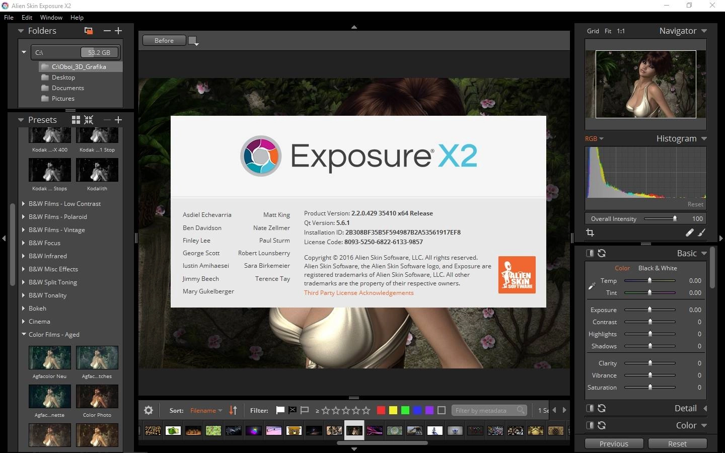 Как пользоваться Alien Skin Exposure X2 Bundle 1.0.0.88 Revision 35316
